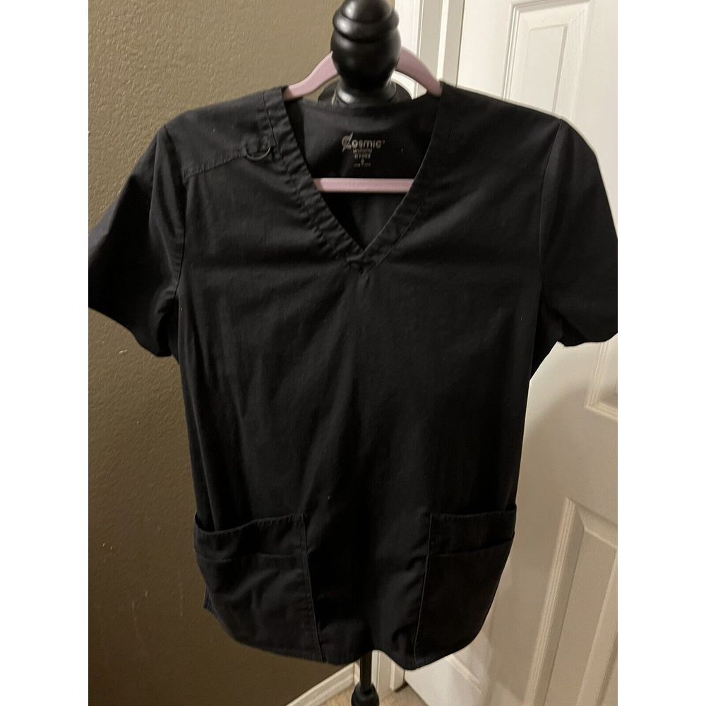 Cosmic Black Small Scrub Top C1002